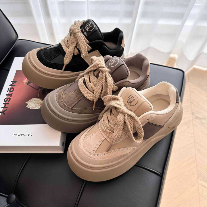 Dame Chunky Sneakers med blød sål og høj komfort Stilla