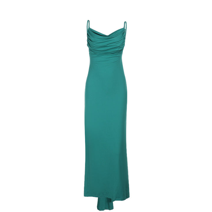 Dame Rygfri Elegant Maxi Kjole Stilla