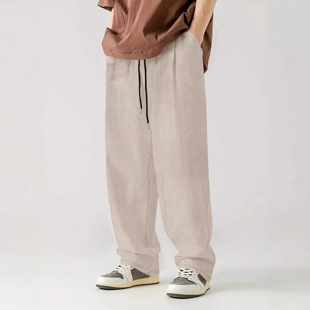 Herrer afslappet fritidsshorts med elastisk talje og lige snit Stilla