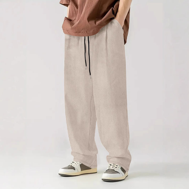 Herrer afslappet fritidsshorts med elastisk talje og lige snit Stilla