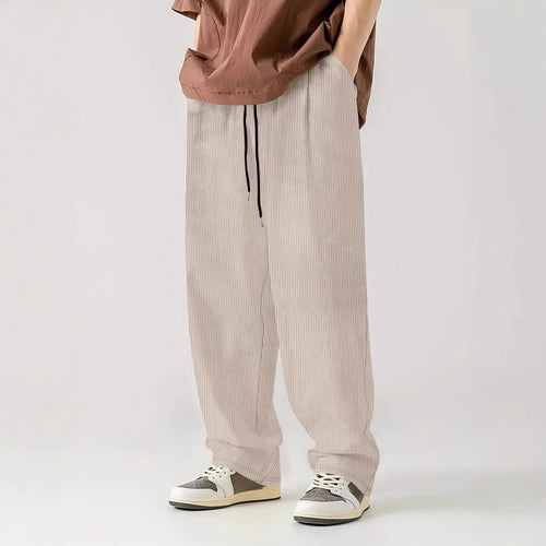 Herrer afslappet fritidsshorts med elastisk talje og lige snit Stilla