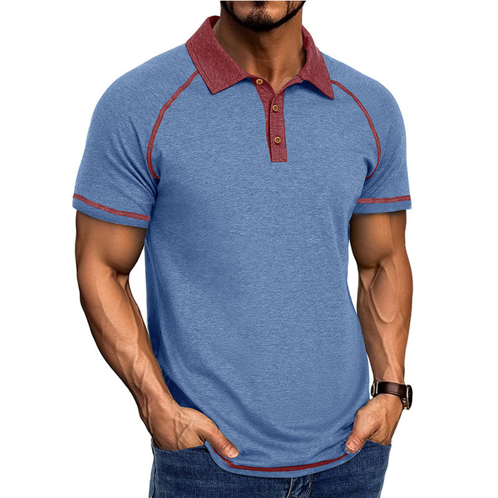 Herre Polo-Shirt med moderne krave Stilla