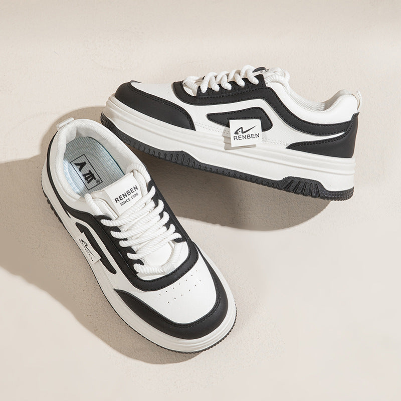 Dame sneakers i sporty og behageligt design med tykk sål og åndbare egenskaber Stilla