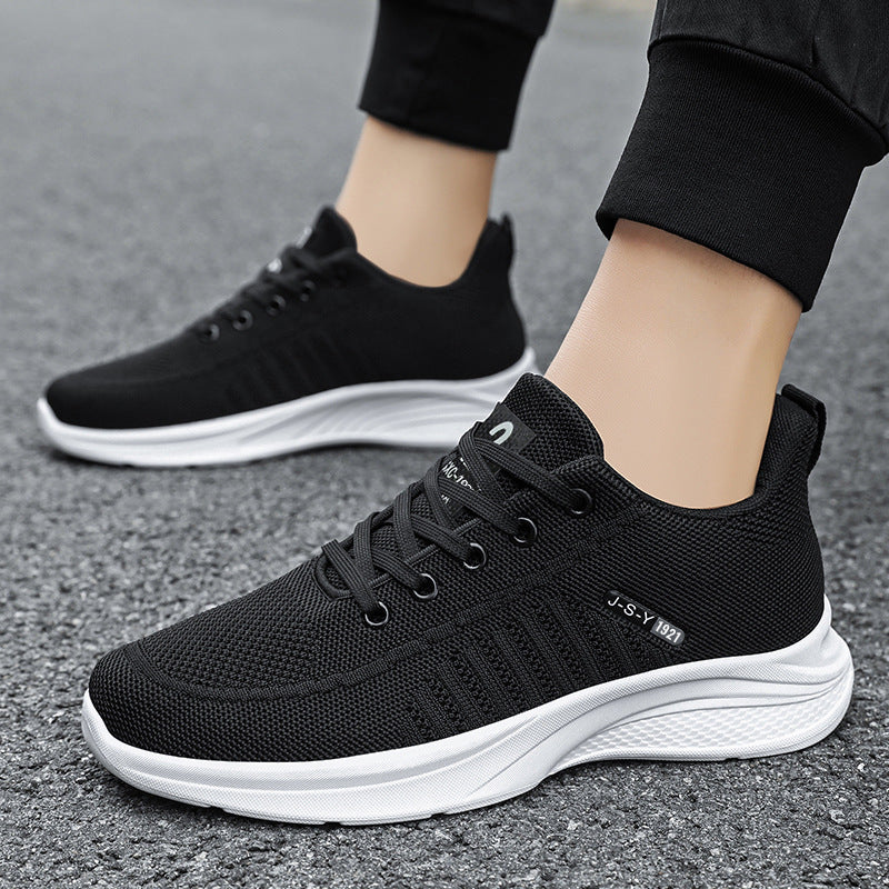Dame Højkvalitets Sport-Sneakers med elastisk mesh-overdel og stødabsorberende sål Stilla