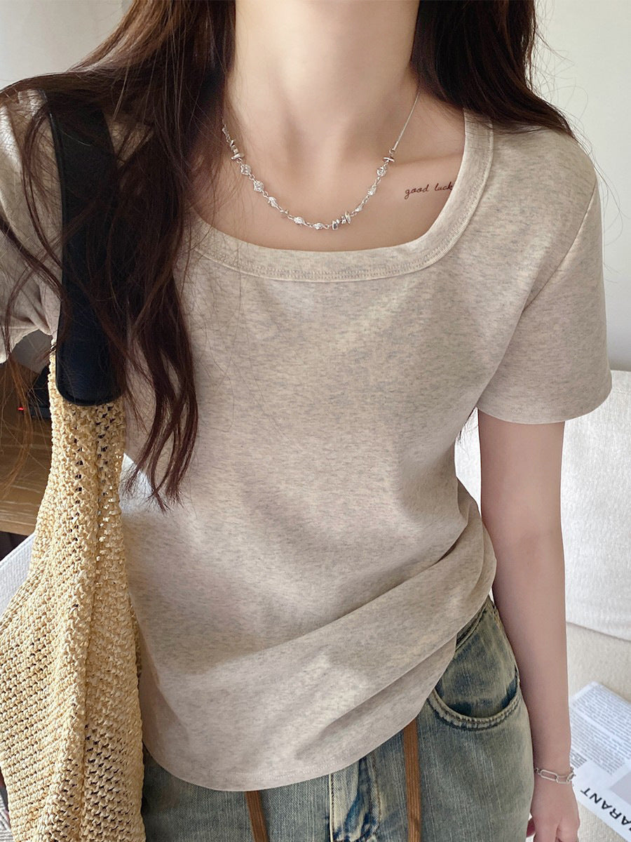 Femme Premium Soft-Fit Fritids T-shirt Stilla