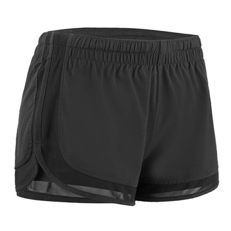 Dame Sporty fritidsshorts med elastisk taljebånd og sidelukninger Stilla