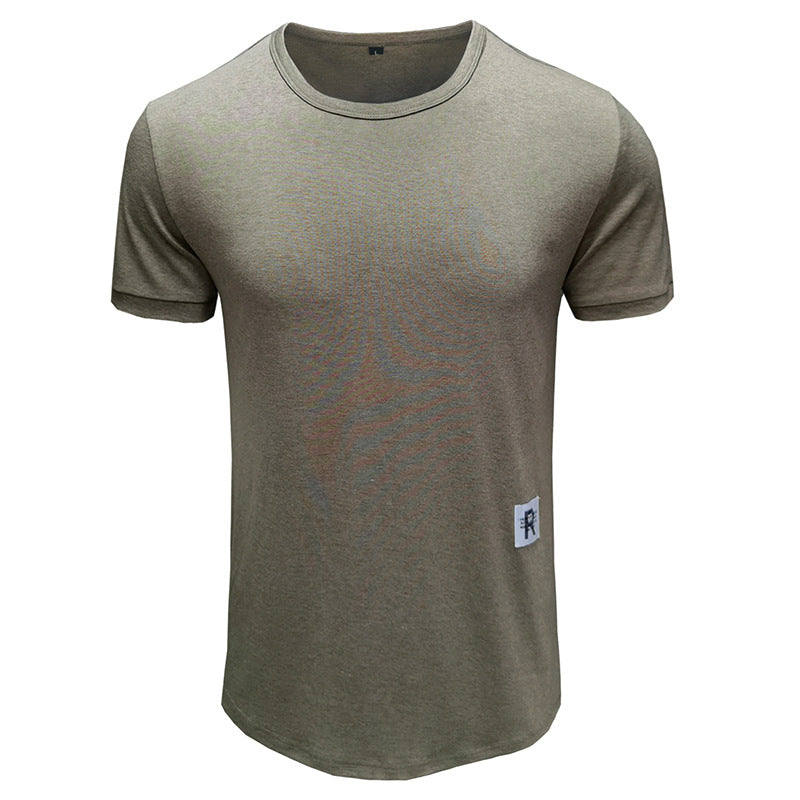 Herrer Rund hals T-shirt med åndbar bomuld Stilla