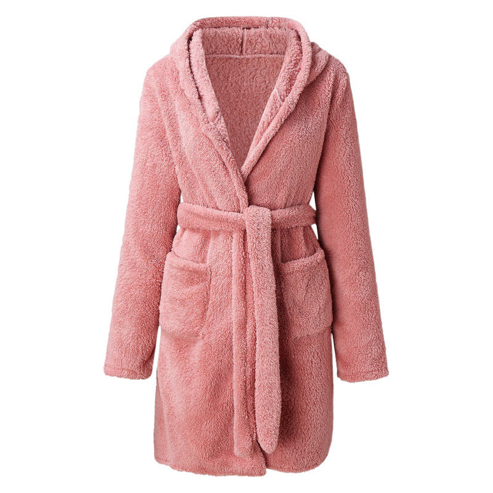 Dame fleece-kåber med praktiske lommer og hyggeligt hætte-design Stilla