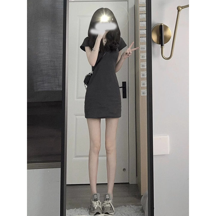 Dame Casual Shift Kjole Stilla