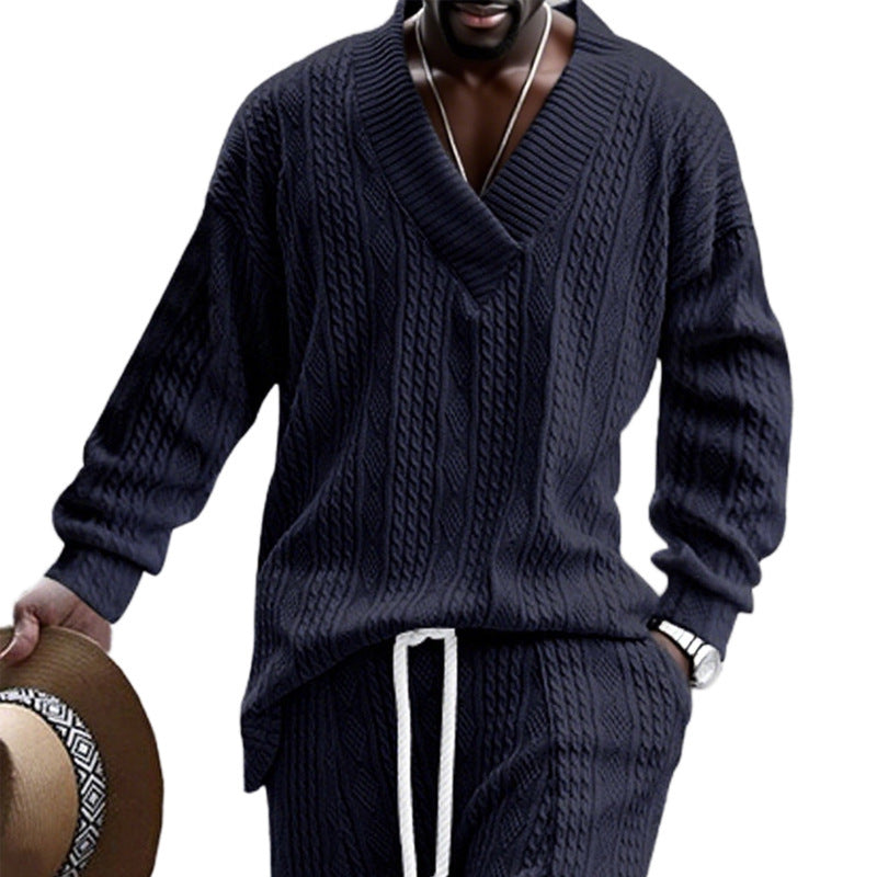 Herrer Grovstrikpullover Stilla