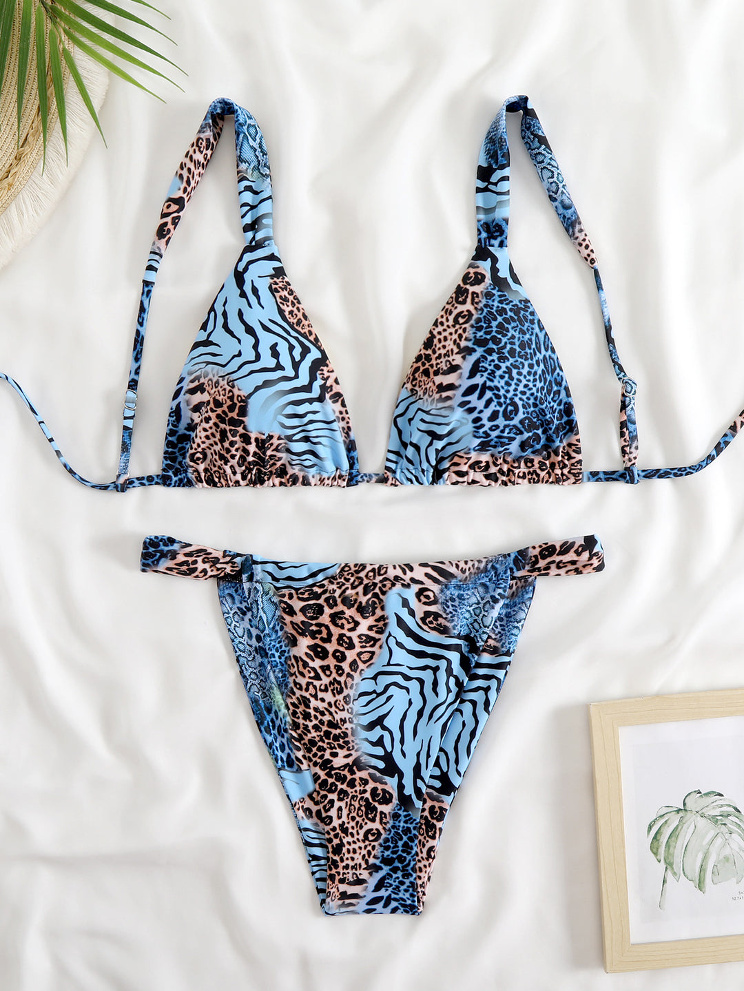 Dame Elegant Paisley mønster Bikini sæt Stilla