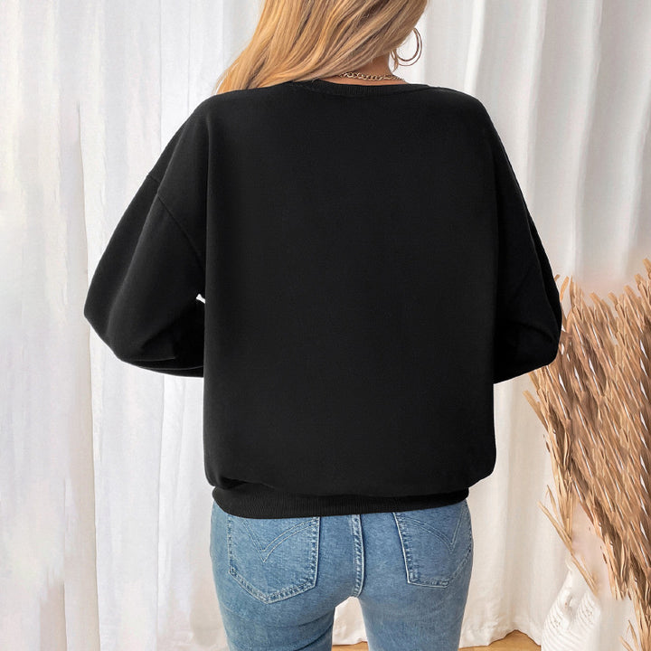 Kvinders fashionable sweatshirts med kunstnerisk knudedesign Stilla