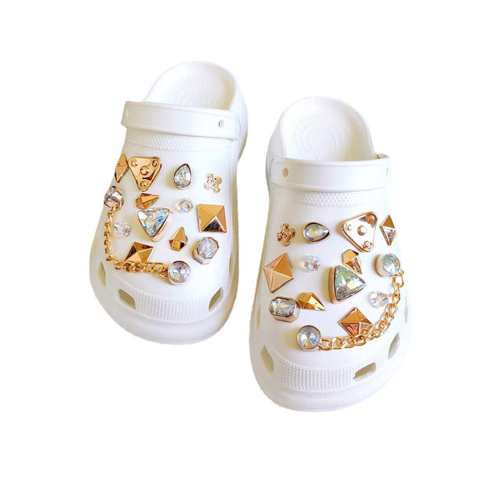 Dame Trendy og komfortable Clogs med smukke rhinsten Stilla