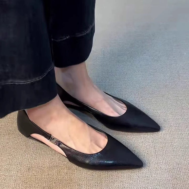 Kvinder Elegante Spids Tå Flade Slip-On Sko Stilla