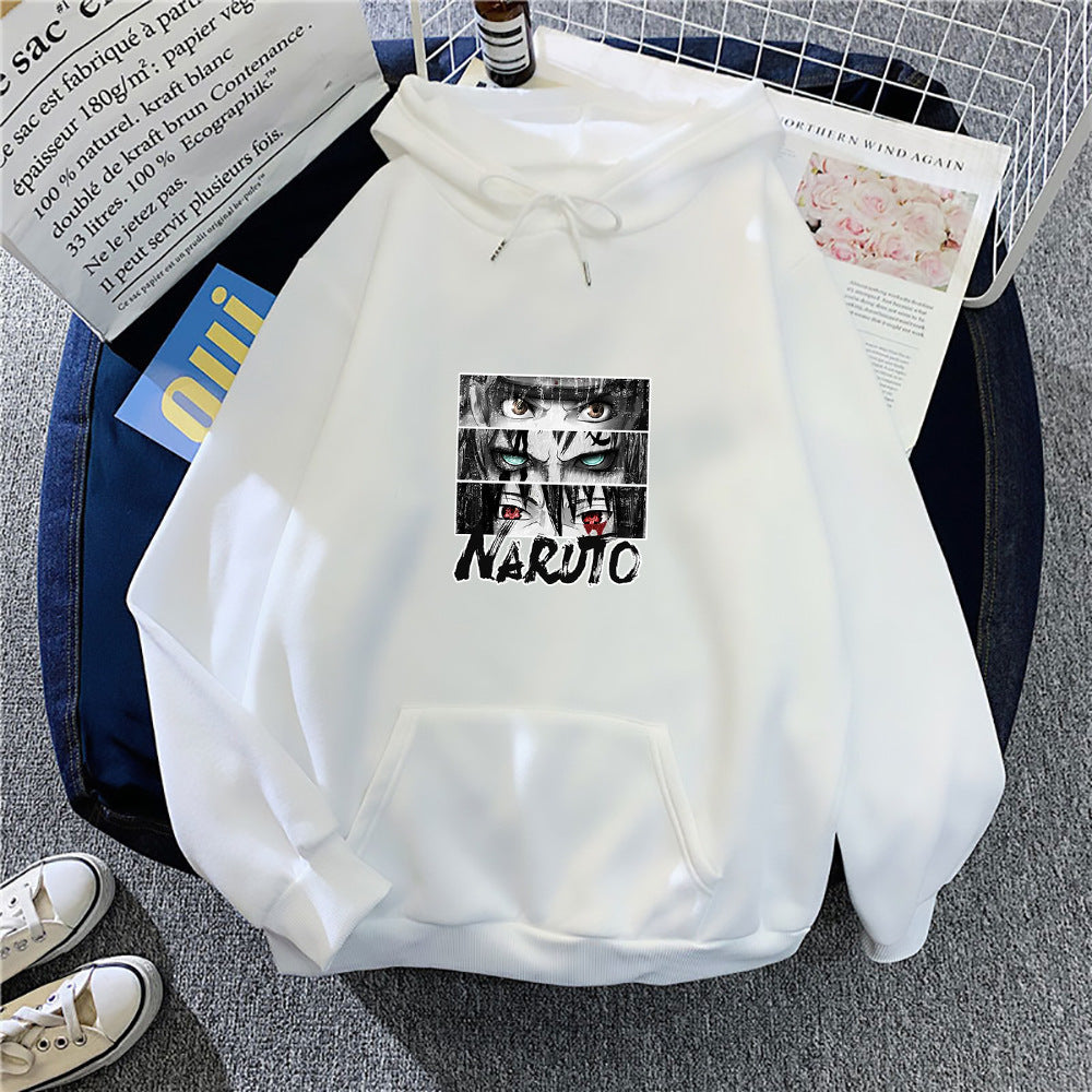 Kvinders hættetrøje med unikt anime design Skovae