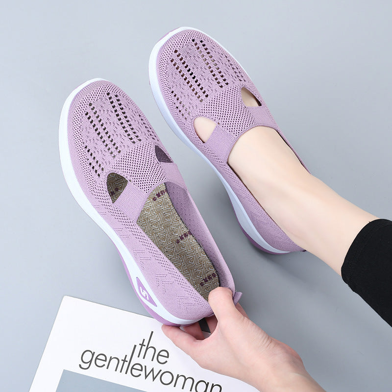 Femme Åndbare Slip-On Sneakers Stilla