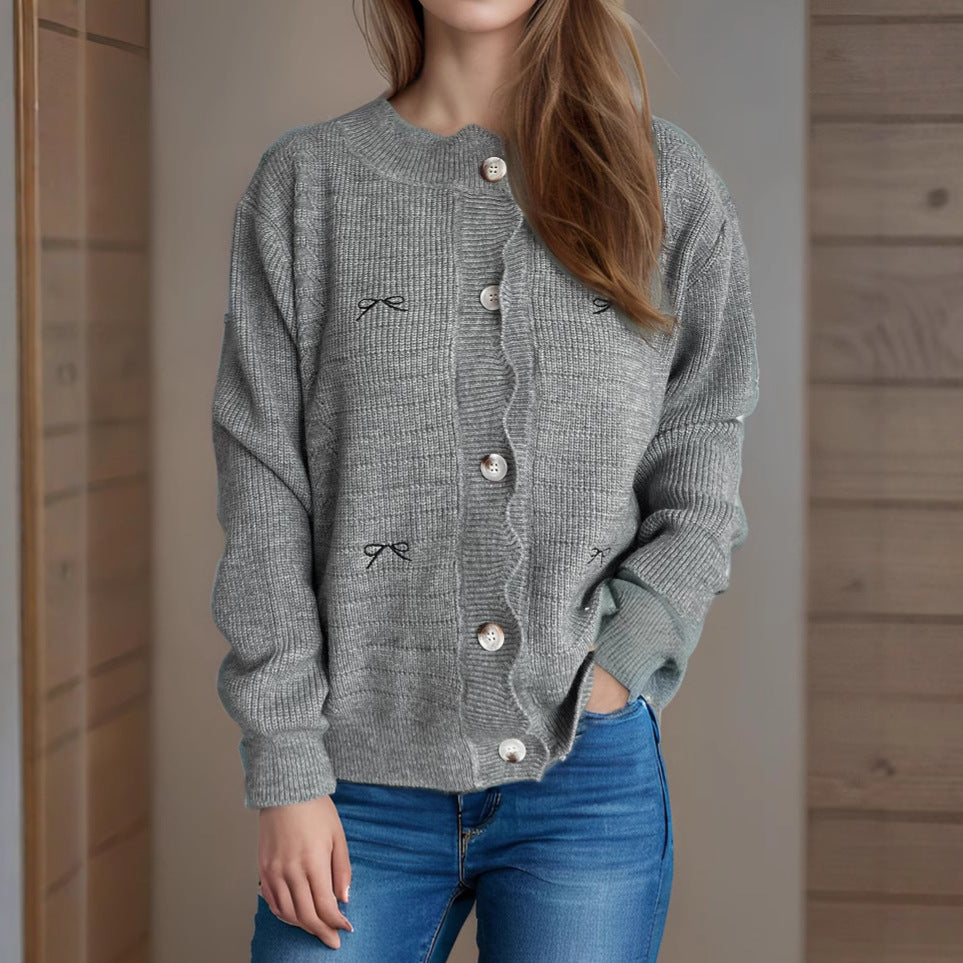 Kvinders cardigan med legende detaljer Stilla