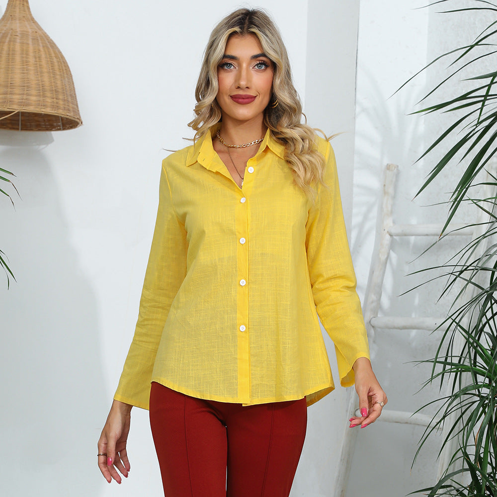 Kvinders elegante og afslappede bluse top med korte ærmer Stilla