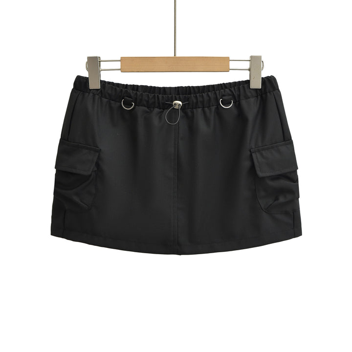 Dame Cargo-shorts med elastisk talje og praktiske sidelommer Stilla