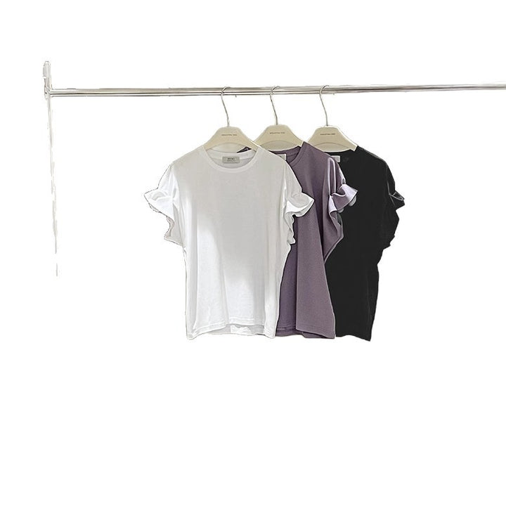 Dame afslappet oversized T-shirt med voluminøse ærmer Stilla
