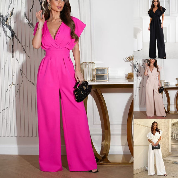 Kvinder elegant bred ben jumpsuit Stilla