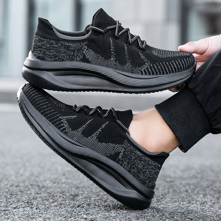 Herre Åndbar Stretch Strik Sneakers Stilla