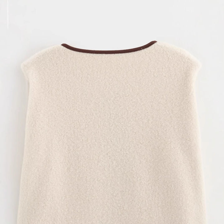 Femme Cozy Boucle Jakke Stilla