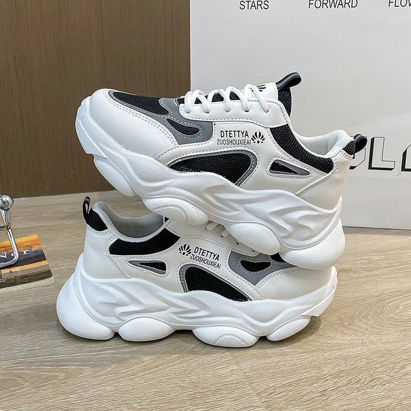 Dame Chunky Sneakers med åndbar mesh-konstruktion og dynamisk såleprofil Stilla