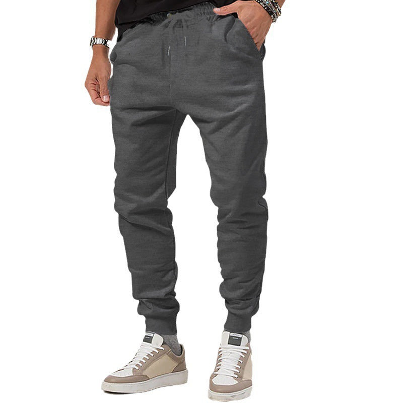 Herre nan Jersey-sweatpants i konisk snit med skjult snor og formstabile fodbånd Skovae