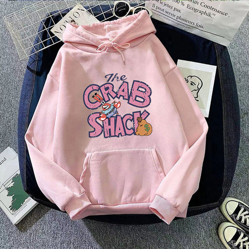 Kvinder hoodie med kreativ krabbe motiv Skovae