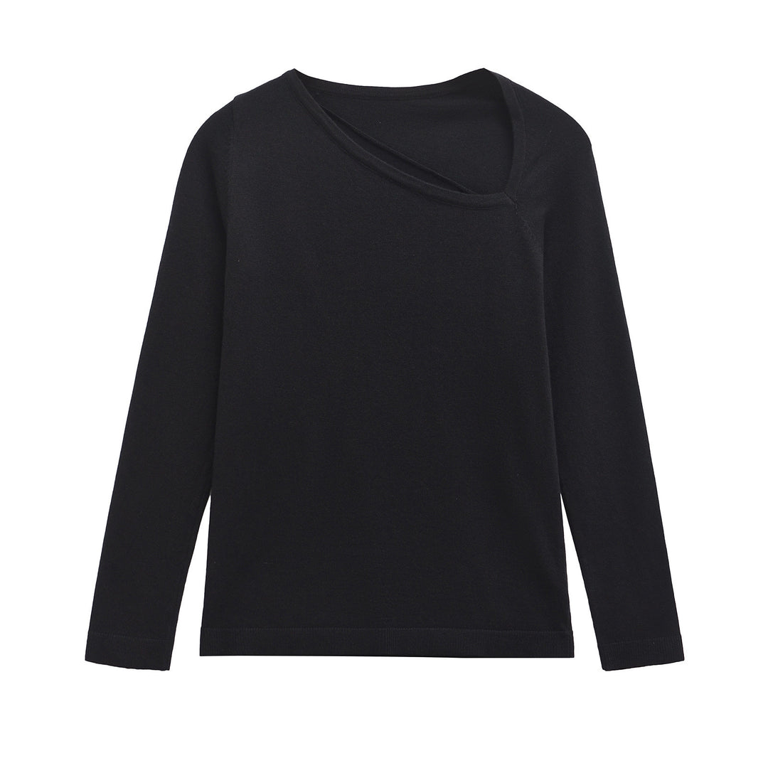 Femme Langærmet Asymmetrisk Top Stilla