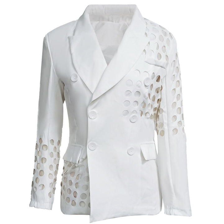 Damer Mode Oversized-blazer med cut-out-detaljer Stilla