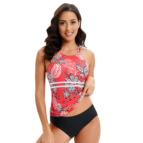 Dame Tankini-sæt med sporty top og flatterende pasform Stilla