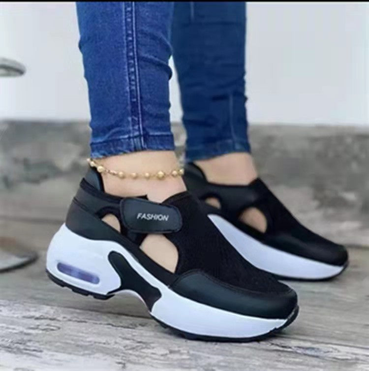Dame luftige sport sneakers med åndbar mesh-overflade og komfortabel dæmpning Stilla