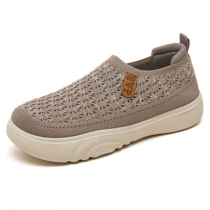 Femme Strik Slip-On Gange Sko Stilla