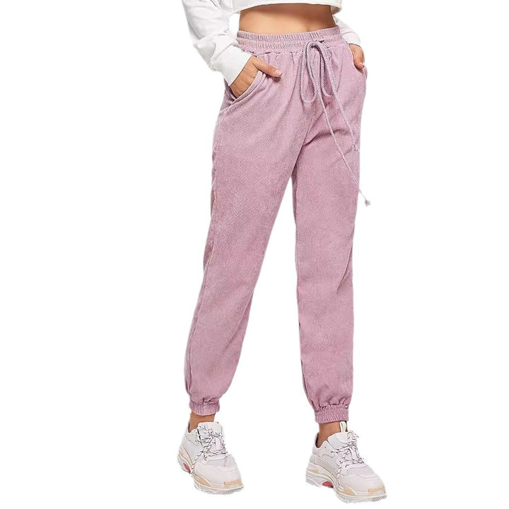 Kvinders sweatpants med elastisk talje og praktiske sidelommer Stilla