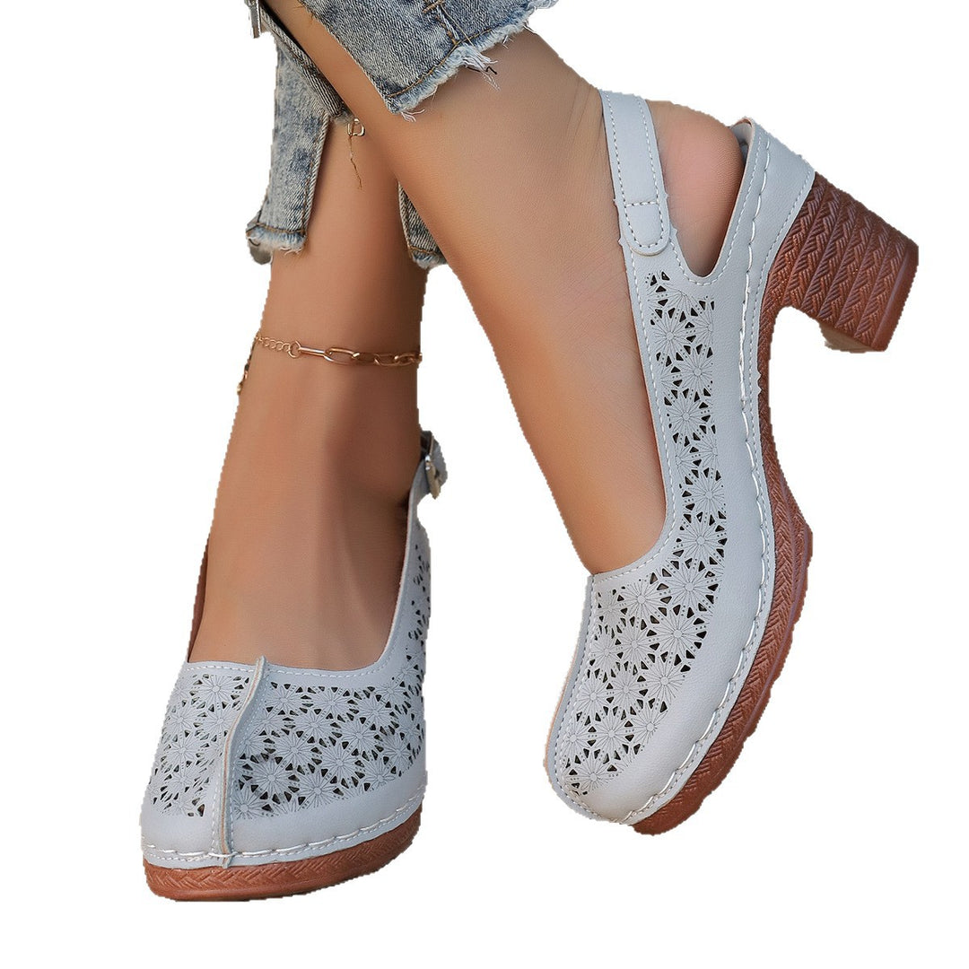 Dame Slingback Pantoletten med elegant huldesign og behagelig sål Stilla