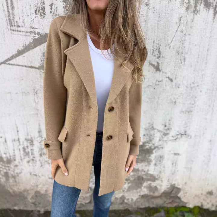 Dame elegant og komfortabel oversized jakke Stilla