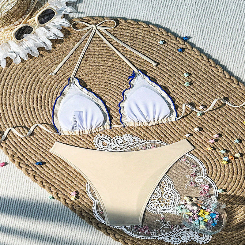 Dame Triangle Bikini Sæt Stilla 1750922924