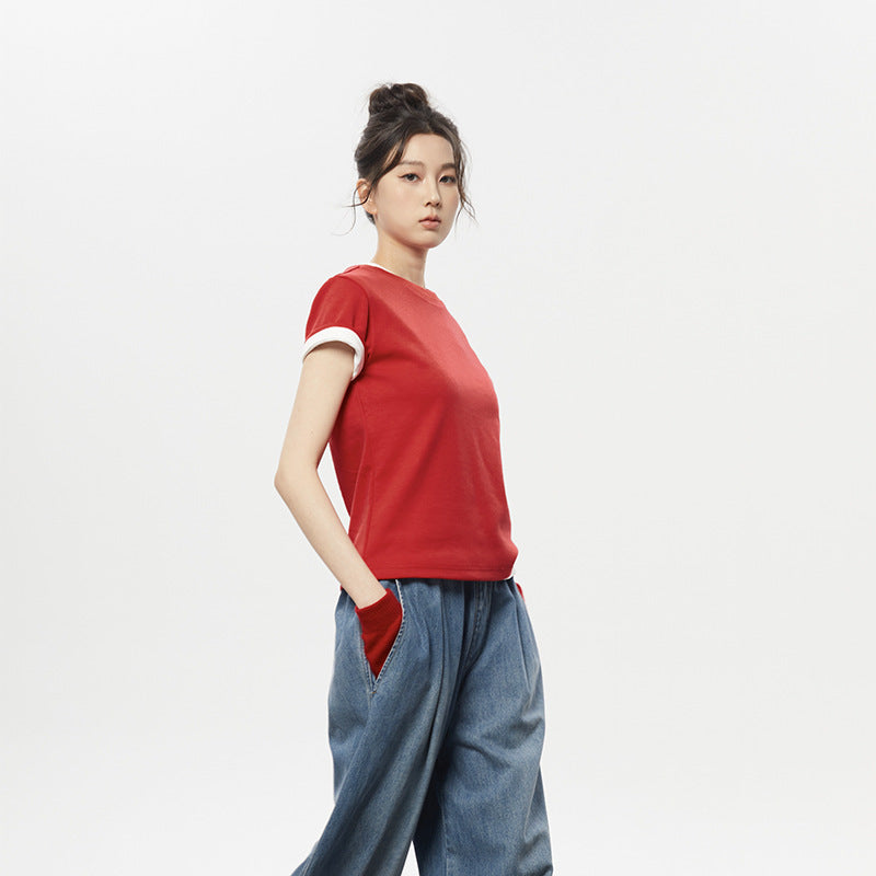 Kvinders casual T-shirt med moderne snit Stilla