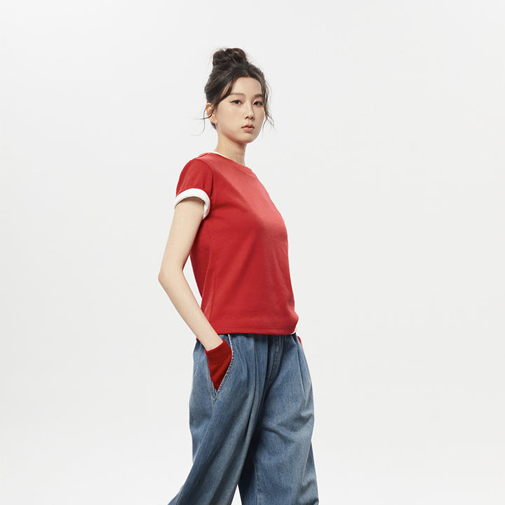 Kvinders casual T-shirt med moderne snit Stilla