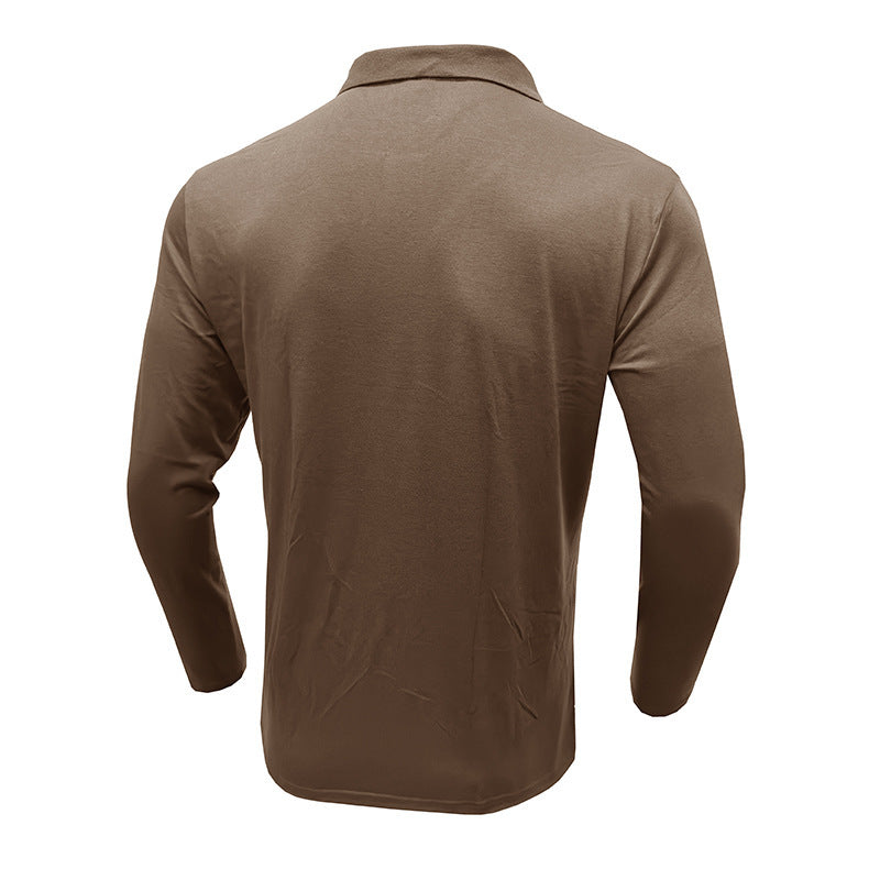 Herrer Langærmet Poloshirt Stilla