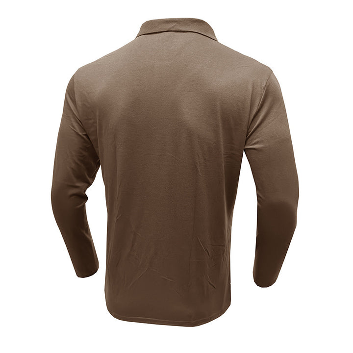Herrer Langærmet Poloshirt Stilla