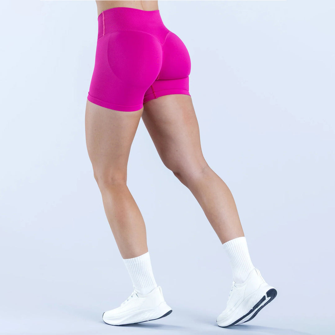 Damer sporty shorts med høj talje og figursyet snit Skovae