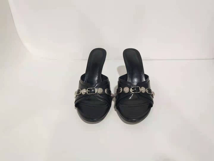 Femme Elegante Åben-Tå Slingback Hæle Stilla