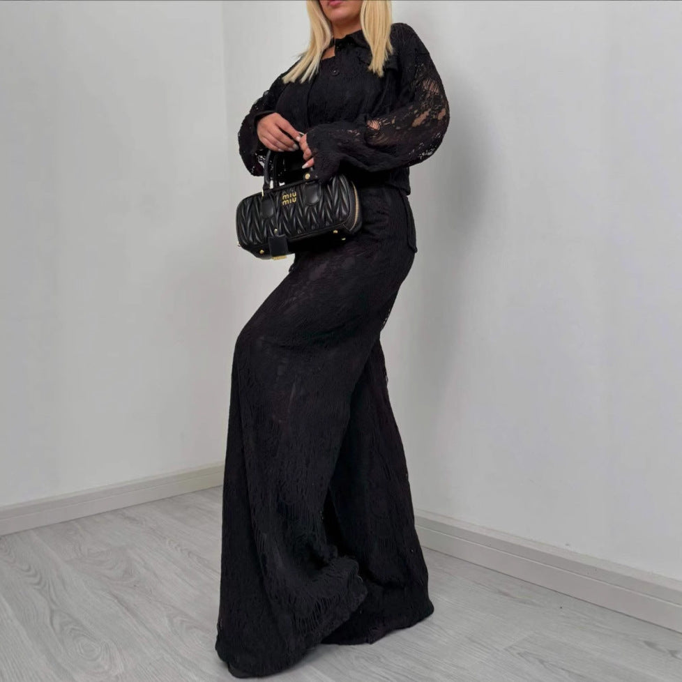 Dame trykbestandig spidse jumpsuit Stilla