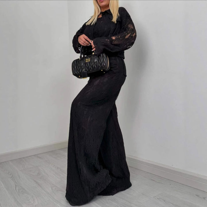Dame trykbestandig spidse jumpsuit Stilla
