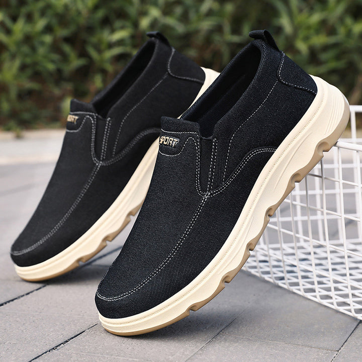 Dame Slip-On Sneakers med skridsikker sål og åndbart overmateriale Stilla