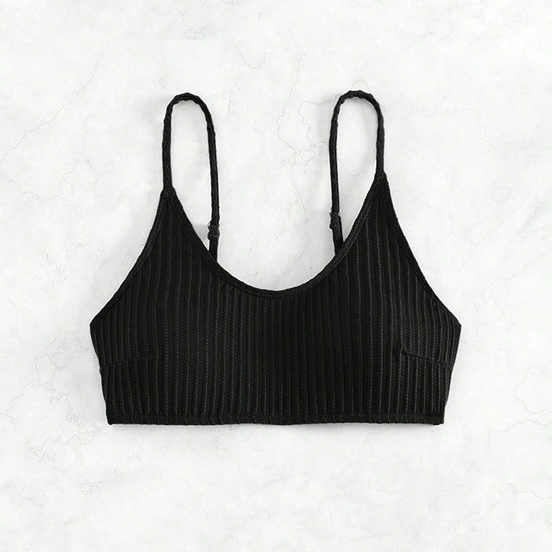 Dame Sømløs Rib-Bralette Stilla