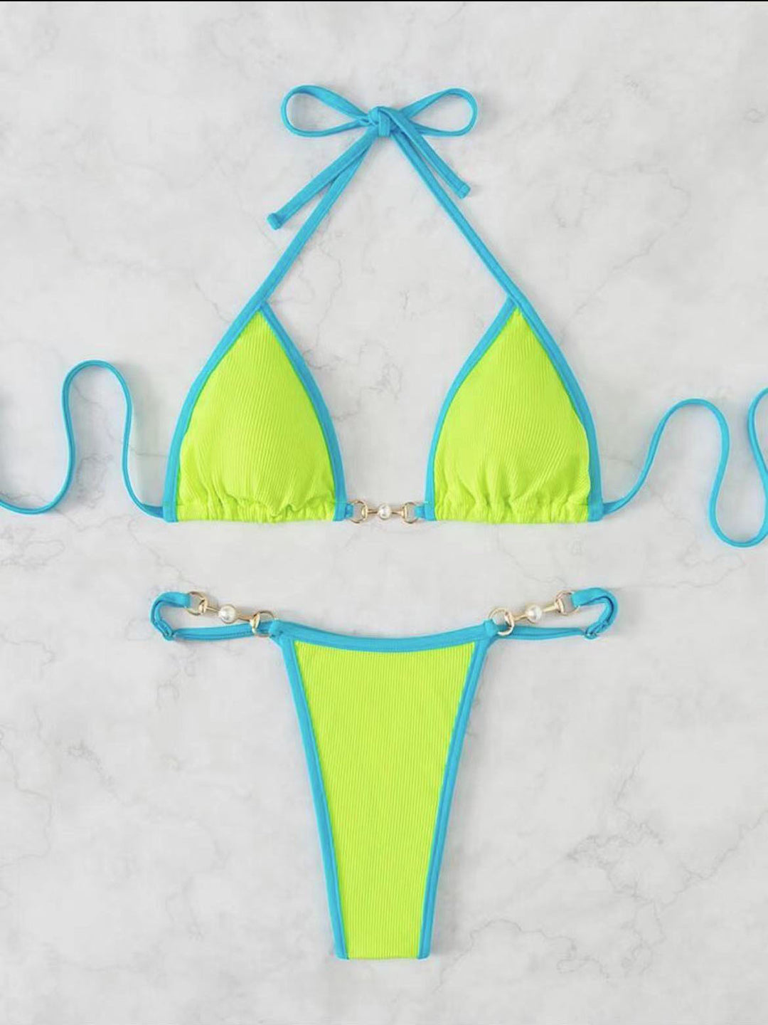Dame Bikini-sæt med stilfulde ringe Stilla